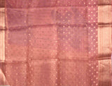 Pink Leaf Kota Jari Saree