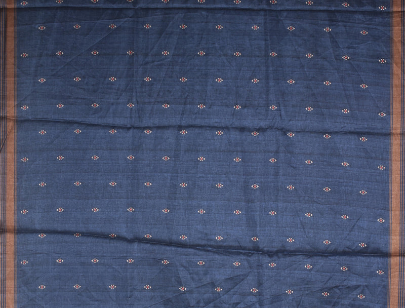 Multicolour Blue Manipuri Tussar Saree