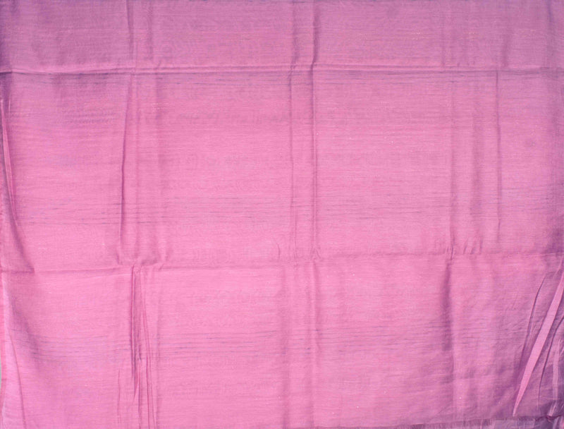 Pink Cotton Silk Weaving Saree