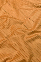 Light Mustard Cotton Silk Weaving Saree