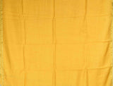 Yellow Chanderi Small Jari Border Saree