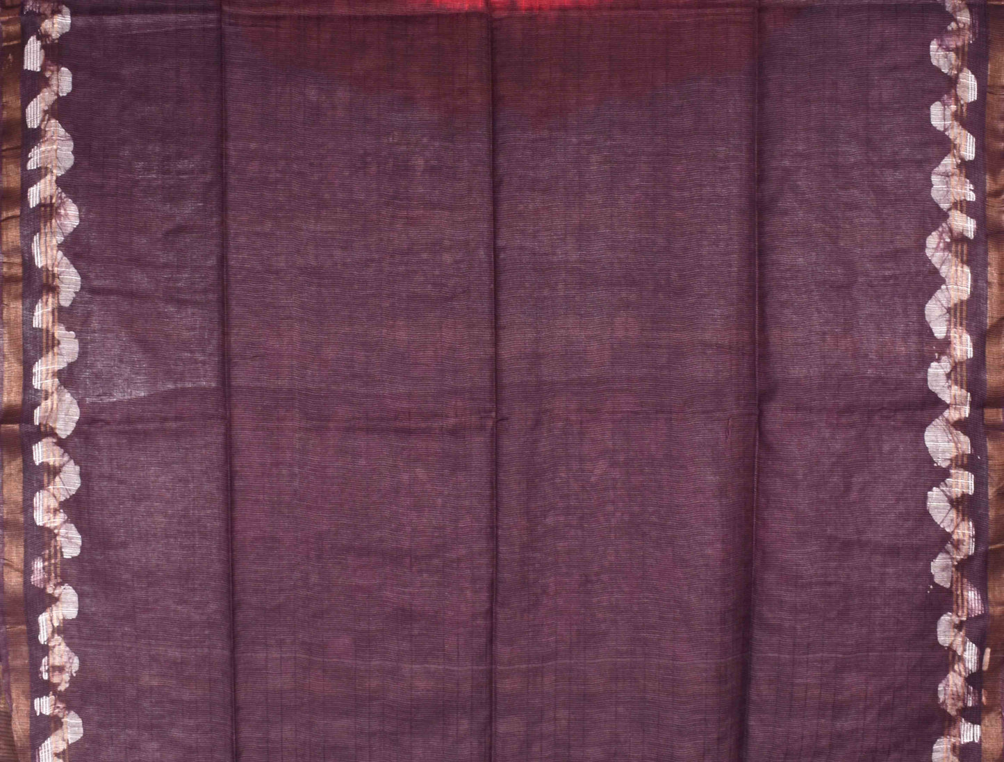 Red Cotton Banswara Batik Print Saree