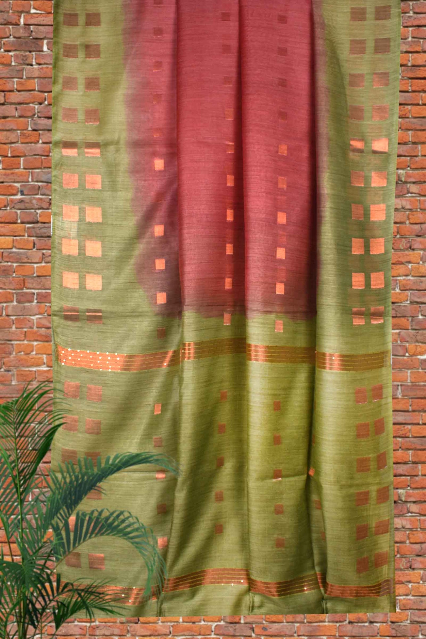 Pink Banswara Dobby Saree