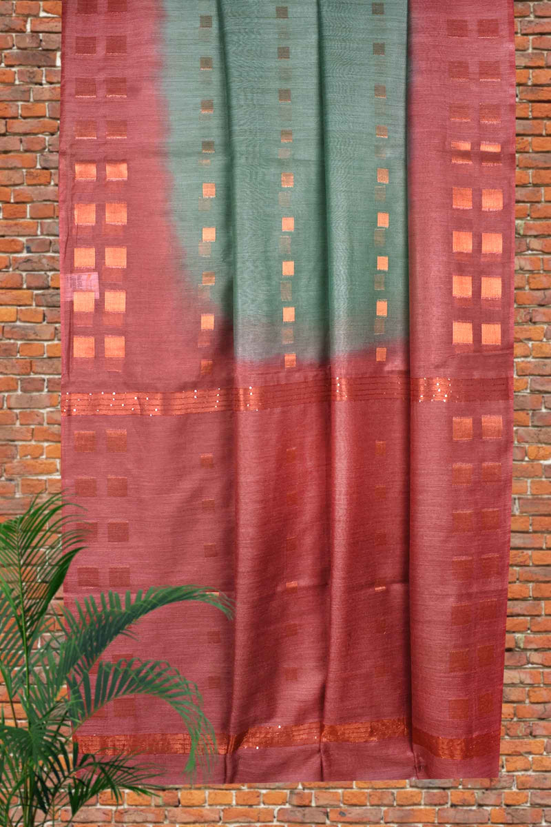 Green Banswara Dobby Saree