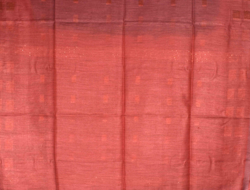 Grey Red Banswara Dobby Saree