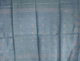 Grey Blue Banswara Dobby Saree