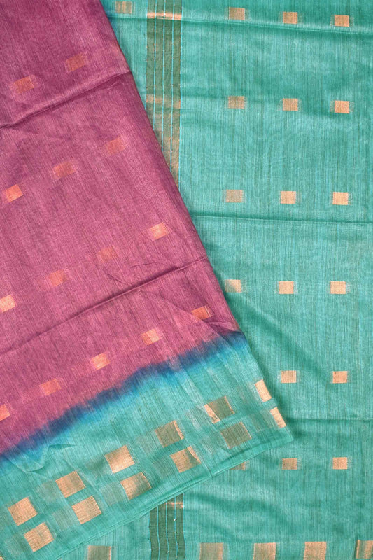 Light Purple Banswara Dobby Saree