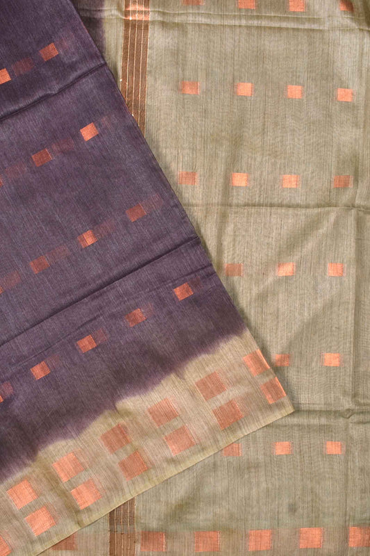 Violet Square Jari Banswara Dobby Saree