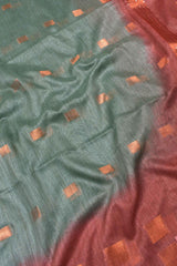 Green Banswara Dobby Saree