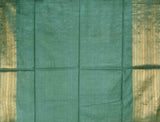 Green Cotton Silk Shibori Print Saree