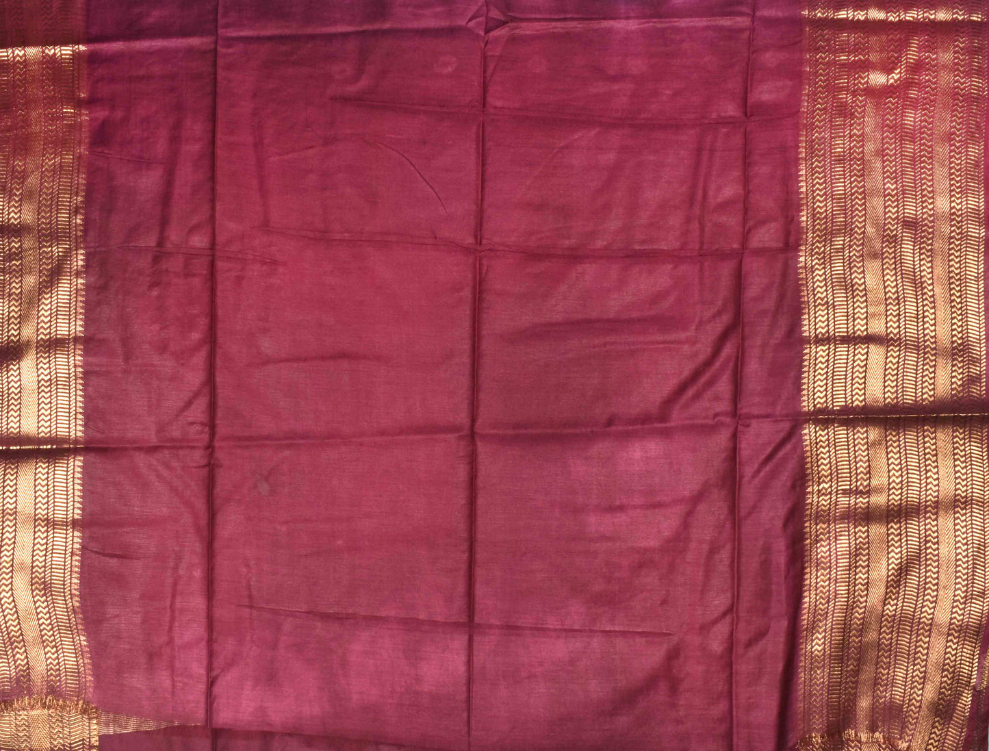 Dark Violet Cotton Silk Shibori Print Saree