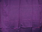 Grey Purple Jari Geometric Weaving Semi Soft Silk Saree