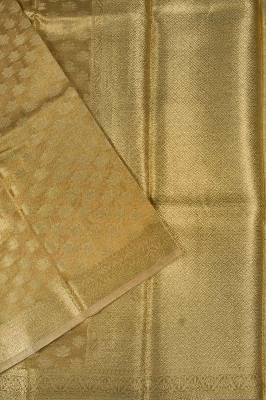 Gold Tissue Gold Butta Rich Pallu Saree