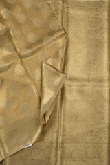 Gold Tissue Fancy Tree Butta Gold Pallu Saree