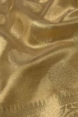 Gold Tissue Fancy Tree Butta Gold Pallu Saree