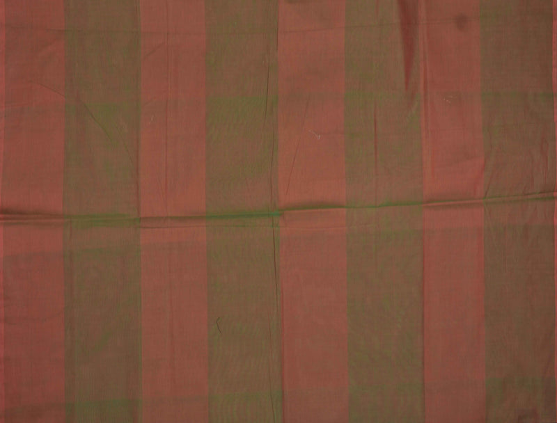 Dark Green Pure South Cotton Kolam Butta Self Kolam Pallu Saree