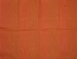 Orange Pure South Cotton Kolam Butta Self Kolam Pallu Saree