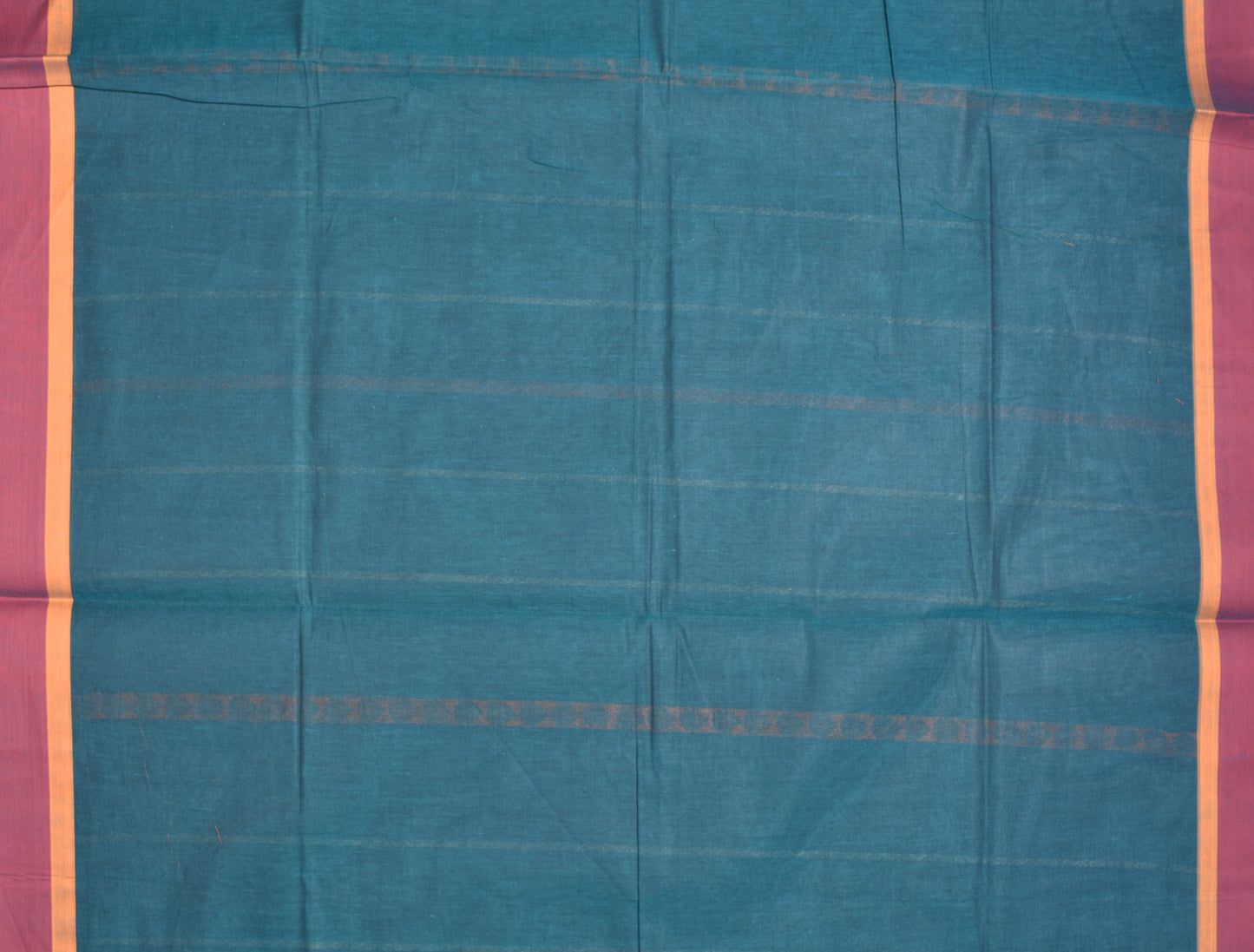 Blue Pure South Cotton Peacock Butta Rich Pallu Saree