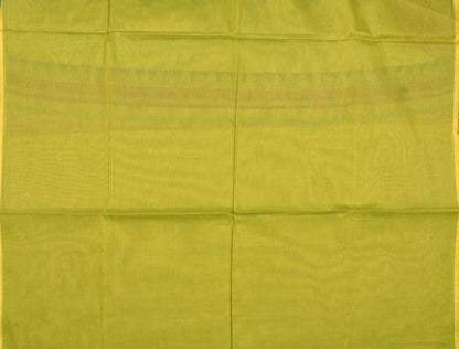 Green Pure South Cotton Fancy Border Rich Pallu Saree