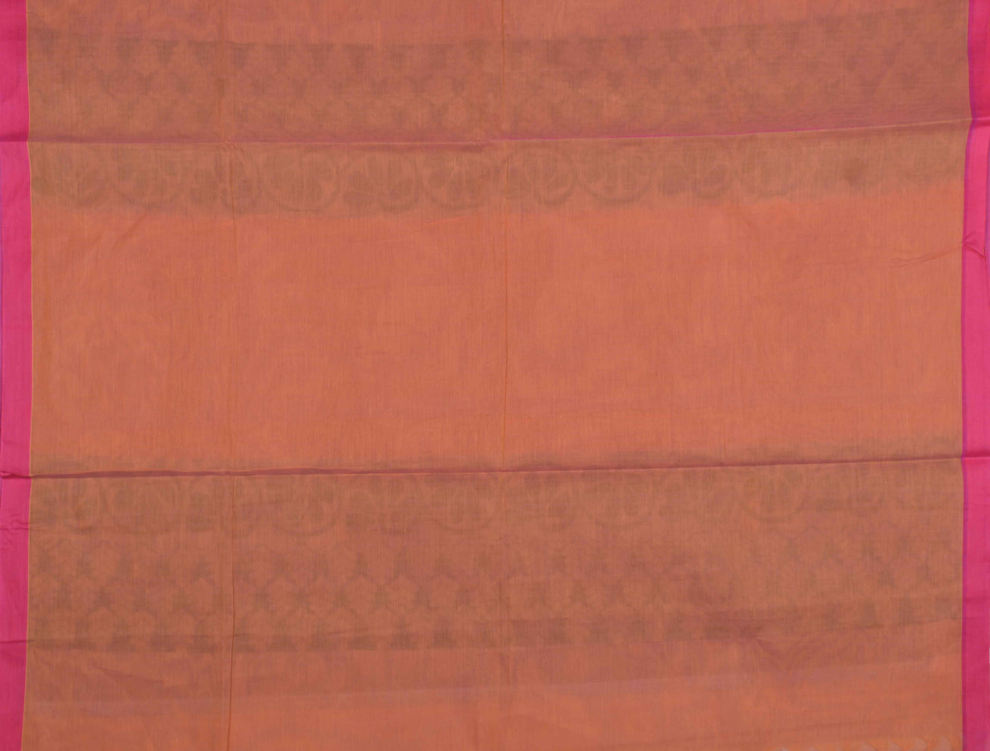 Orange Pure South Cotton Meena Butta Rich Pallu Saree