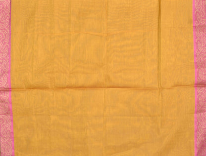 Yellow Pure South Cotton Multi Butta Fancy Pallu Saree