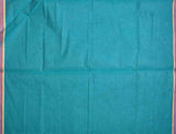 Blue Pure South Cotton Double Leaf Butta Fancy Pallu Saree