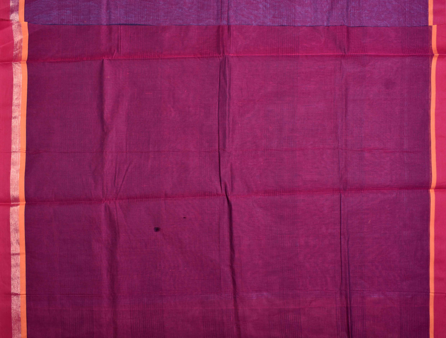 Maroon Pure South Cotton Body Lines Rich Pallu Saree