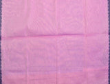 Pink Pure South Cotton Small Border Fancy Butta Saree