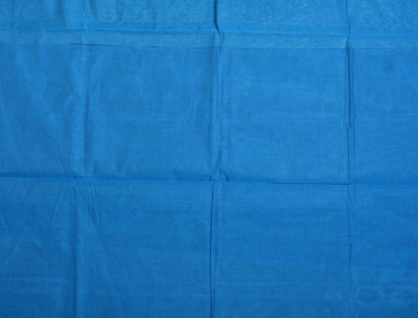 Blue Pure South Cotton Tower Butta without Border Saree