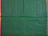 Green Pure South Cotton Traditional Tower Butta Fancy Pallu Saree