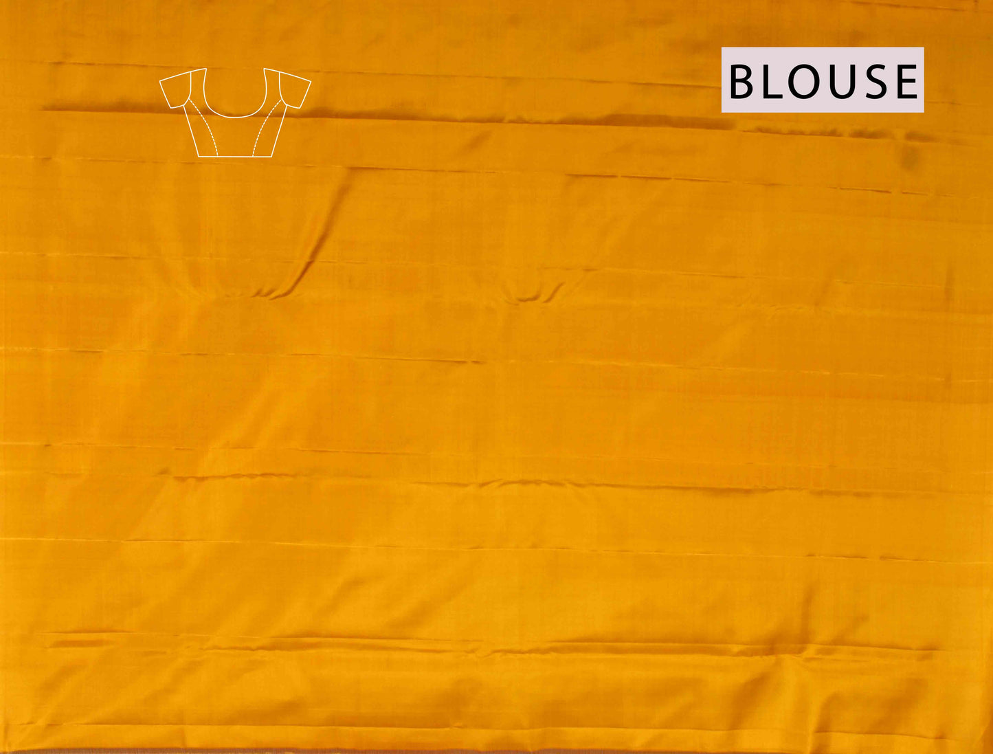 Yellow Light Weight Pure Silk Arani Big Butta Borderless Saree