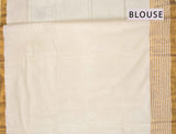 Kerala Cotton Plain Body Line Border Saree