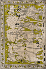 Off White Kalamkari Pure Cotton Birds Printed Desing Saree