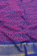 Violet Mangalagiri Cotton Fancy Print Chudidhar Material Suit