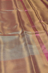 Golden Pink Fancy Design Celebrity Inspired Saree