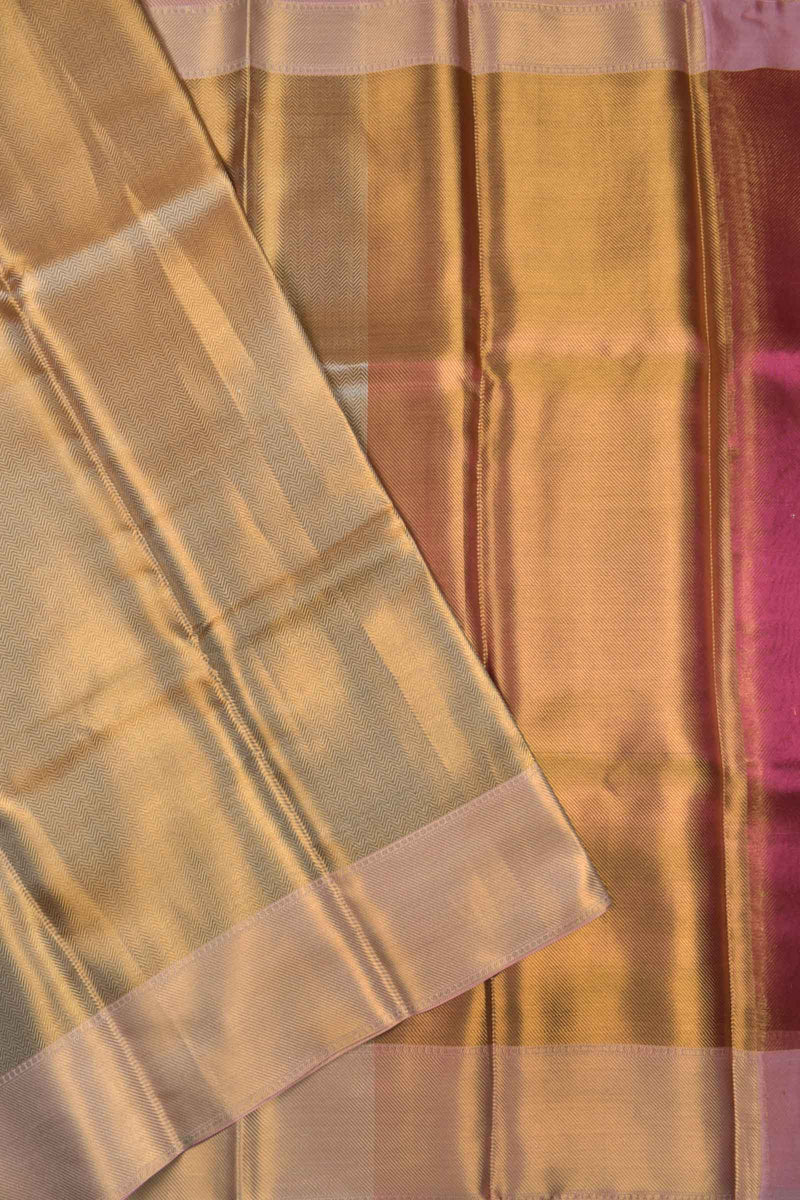 Golden Tissue Fancy Design Celebrity Inspired Saree