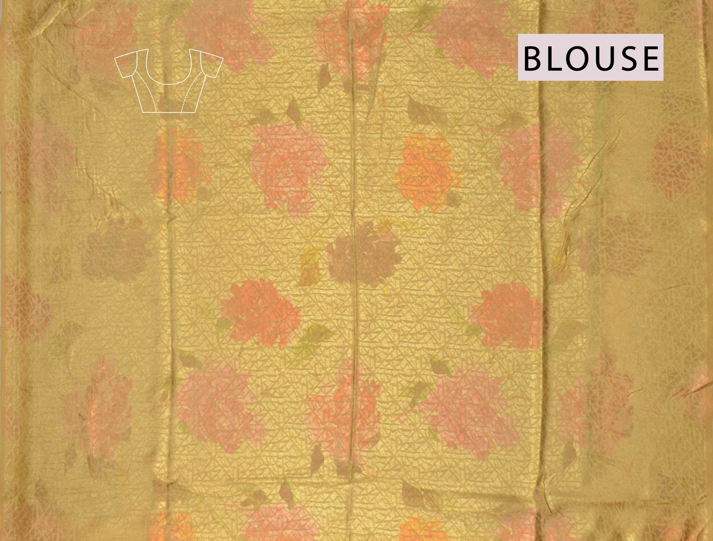 Pastel Yellow Organza Silk Zari Lines Floral Border Saree