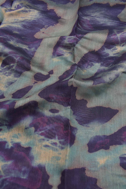Laurel Green Mumbai Soft Cotton Fancy Shibori Art Zari Border Saree