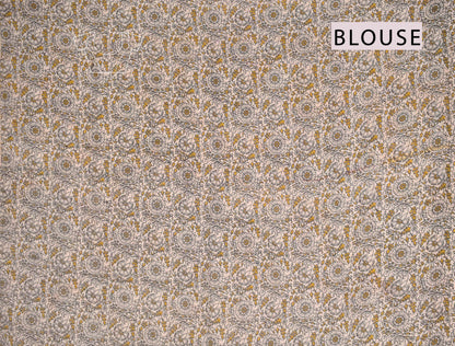 Red Kalamkari Pure Cotton Warli Print Peacock Elephant Pallu Saree