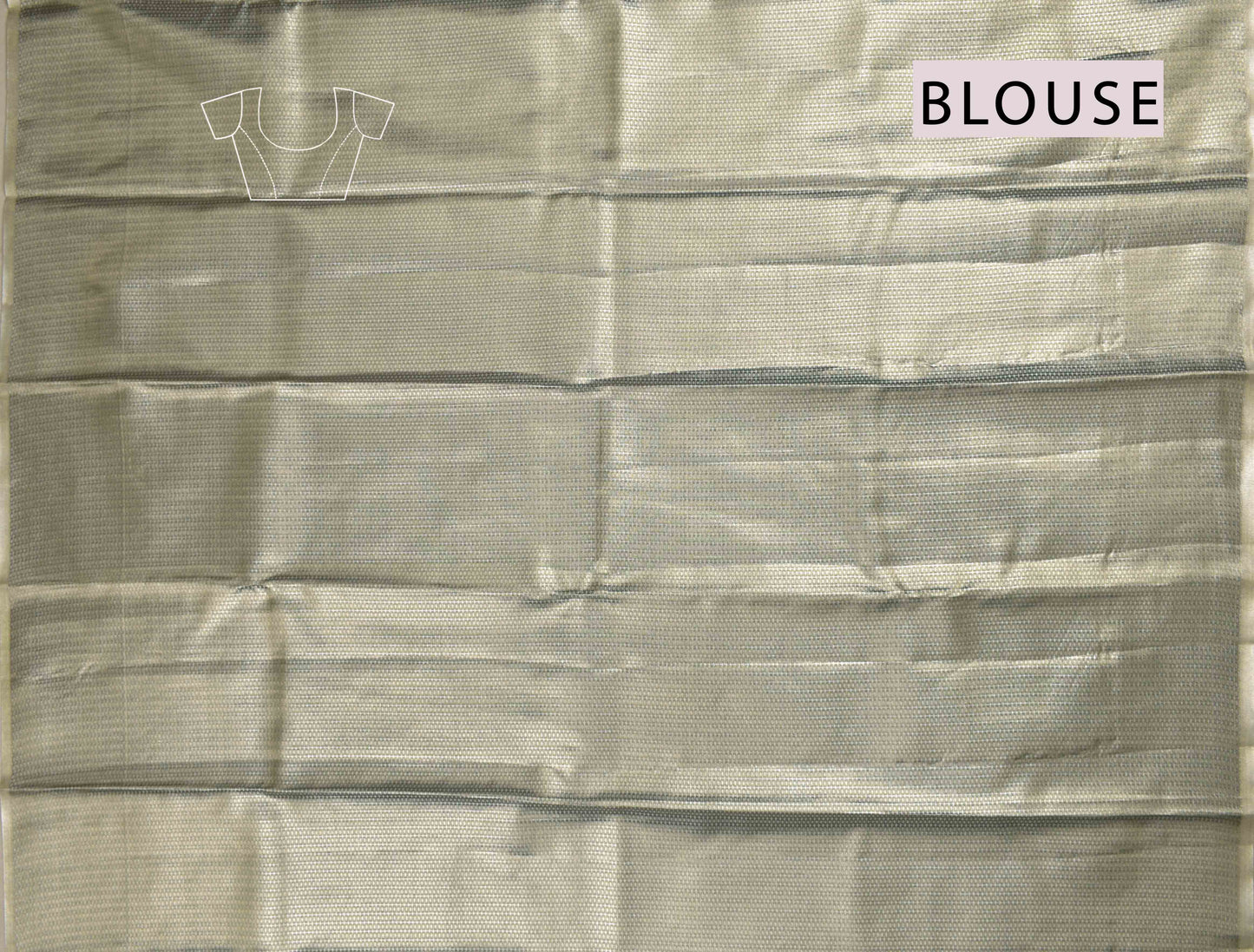 Multi Colour Semi Silk Tissue Fancy Print Silver Zari Pallu Saree