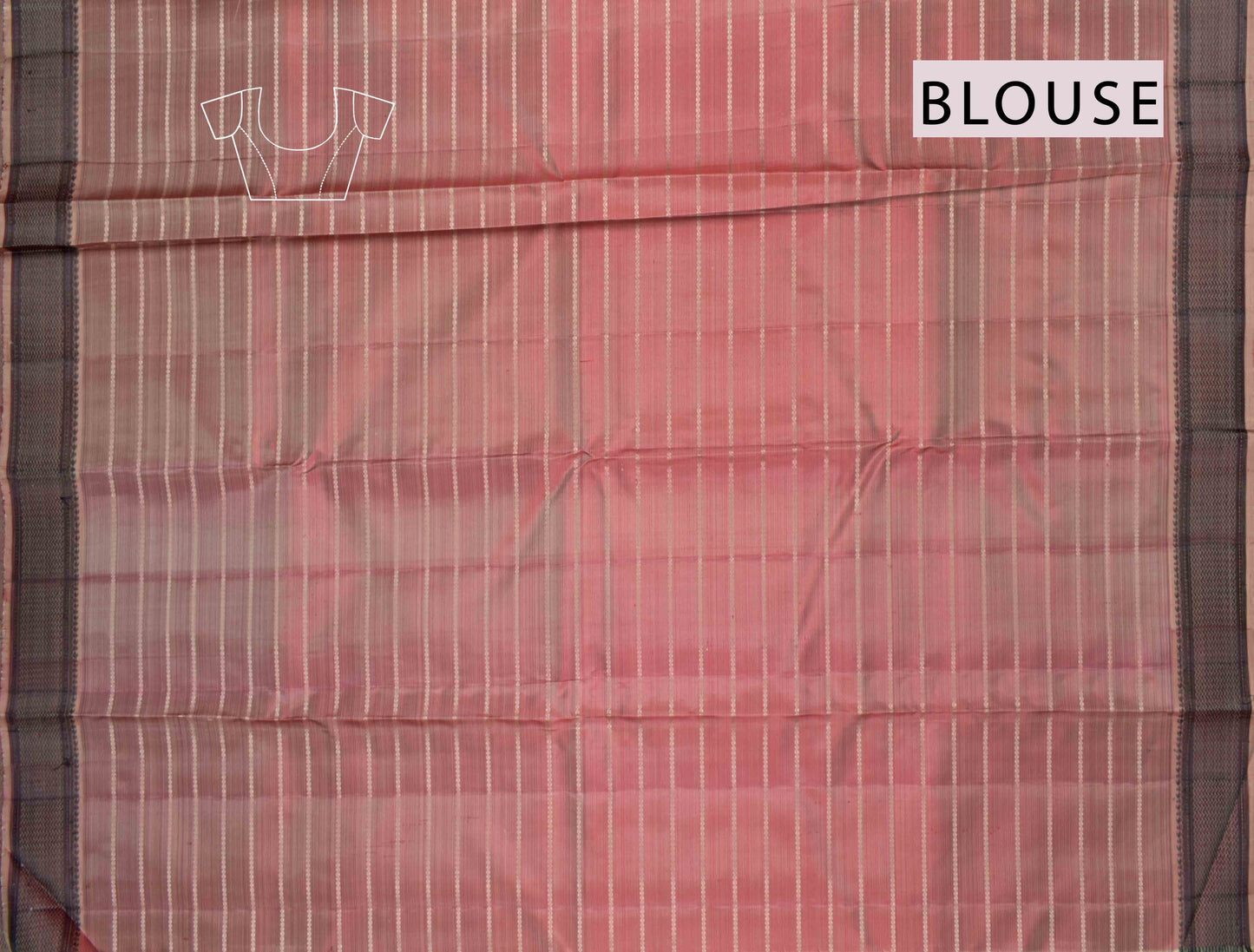 Maroon Light Weight Pure Silk All Over Zari Line Saree NAA127