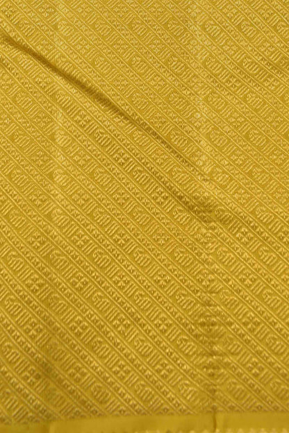 Light Green Light Weight Pure Silk Golden Checks Zari Border Saree NAA129