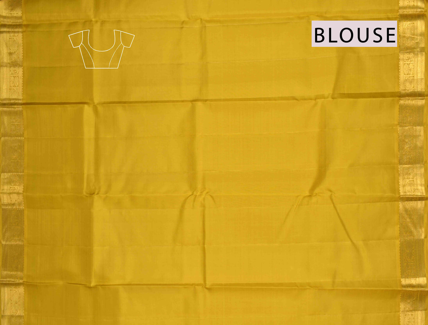 Light Green Light Weight Pure Silk Golden Checks Zari Border Saree NAA129