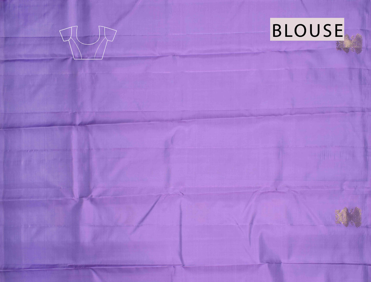 Green Light Weight Pure Silk Peacock Butta Golden Violet Zari Fancy Pallu Saree NAA136