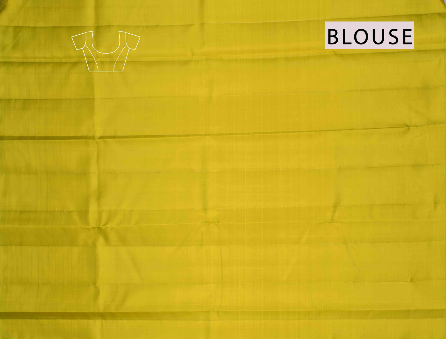 Pink Light Weight Pure Silk Sliver Zari Lines Light Green Pallu Saree NAA137