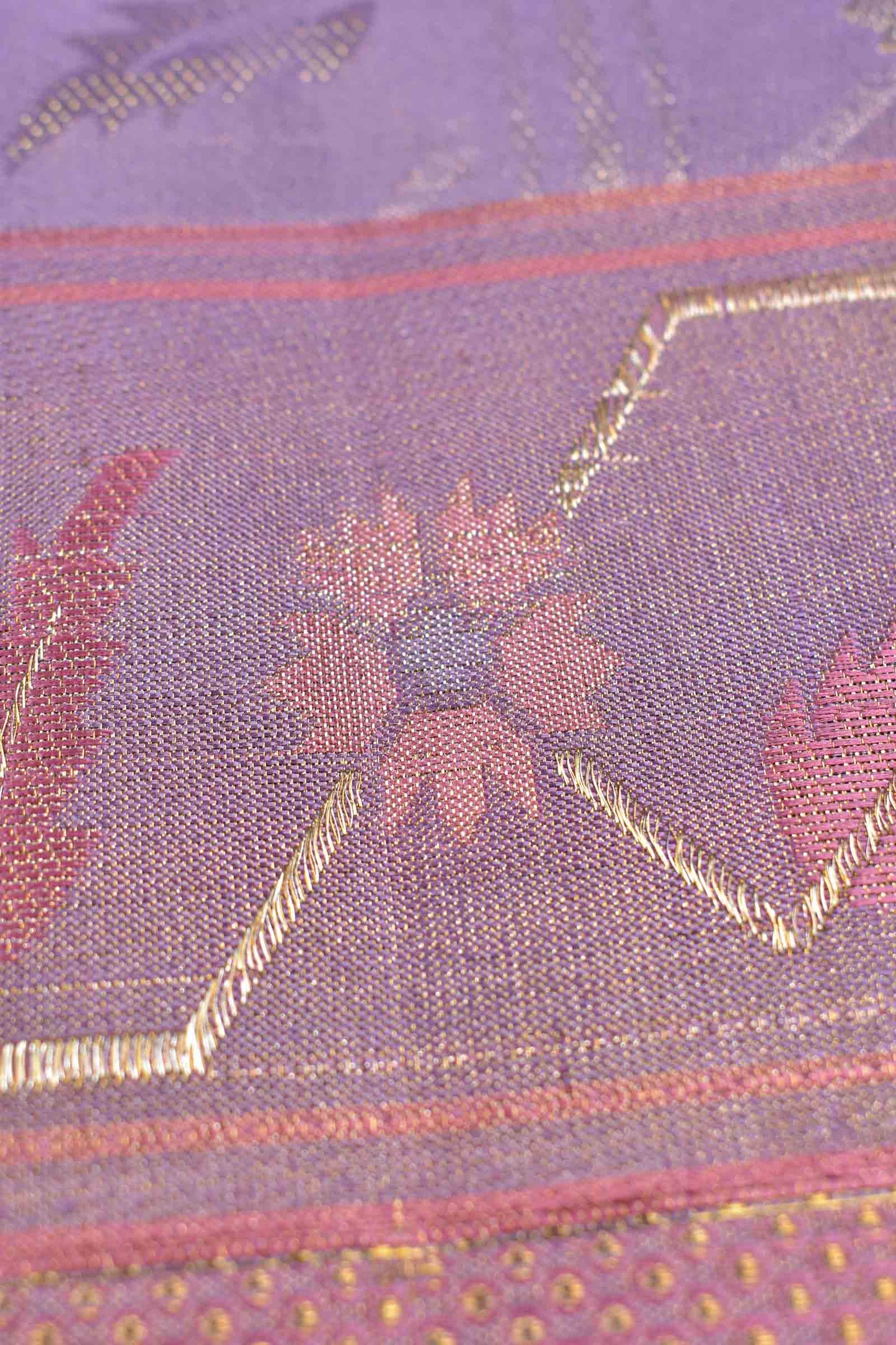 Golden Green Kanchipuram Bridal Pure Silk Fancy Print Zari Border Pallu Saree NAA123