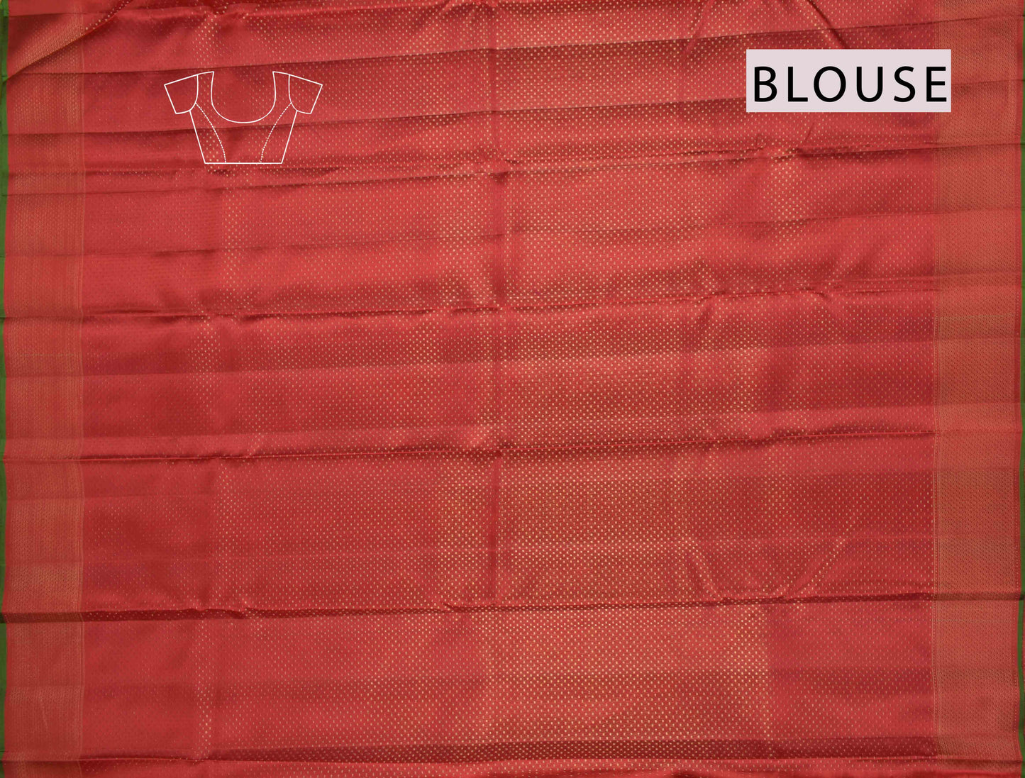 Golden Red Kanchipuram Bridal Pure Silk Floral Flowers Body Zari Border Saree NAA140