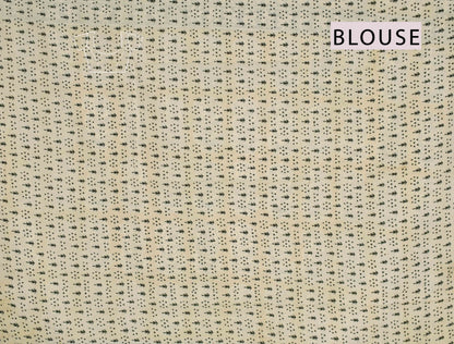 Mustard Yellow Jaipur Cotton Waves Printed Paisely Pallu Saree  MODEL