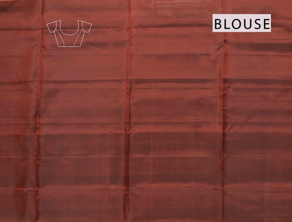 Mustard Yellow Body Floral Butta Contrast Pallu Semi Soft Silk Saree