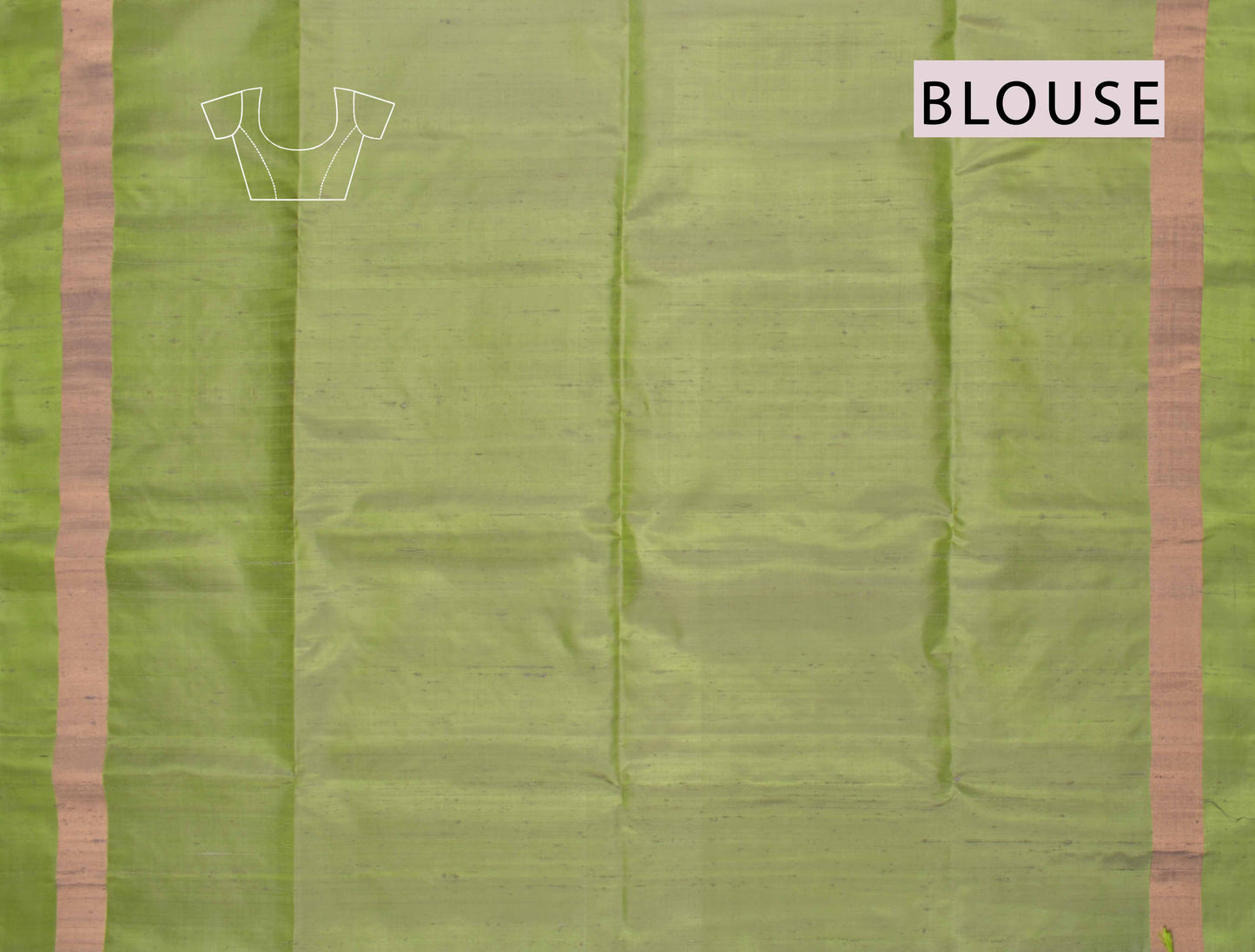 Cherry Pink Pure Soft Silk Butta Zari Border Green Fancy Pallu Saree NAA197